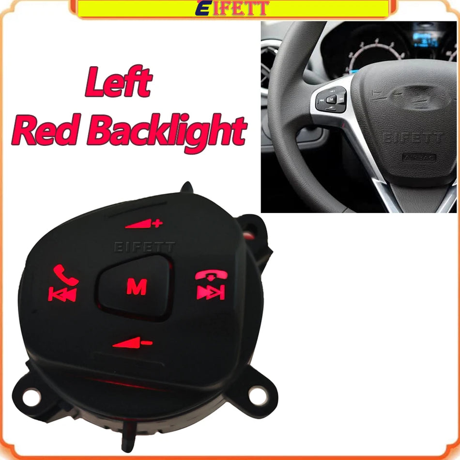 Interrupteur de contrôle de volant multifonction pour Ford Fiesta MK7 MK8 ST Ecosport 2013-2015 gauche