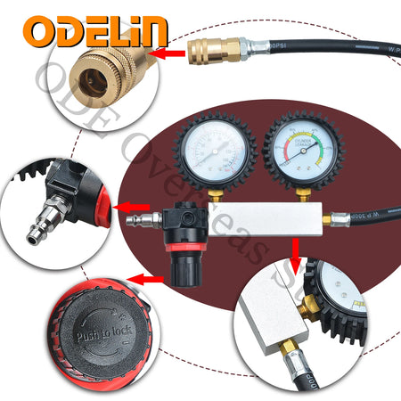 TU-21 &ndash; Portable Engine Compression Leak Detector Kit