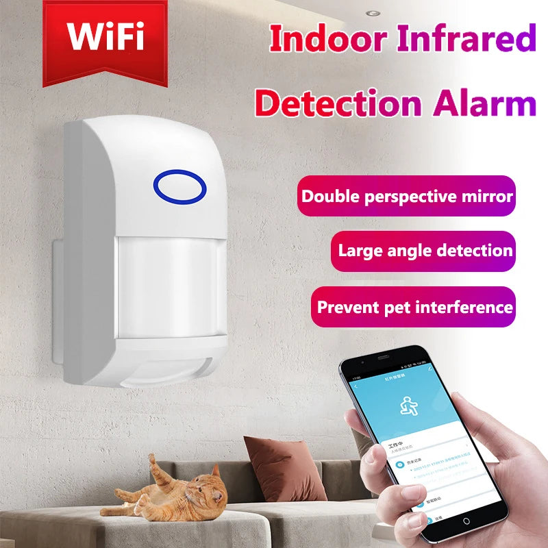 Tuya WiFi Infrared Detector PIR Motion Sensor &ndash; Alerts CT60W-WIFI