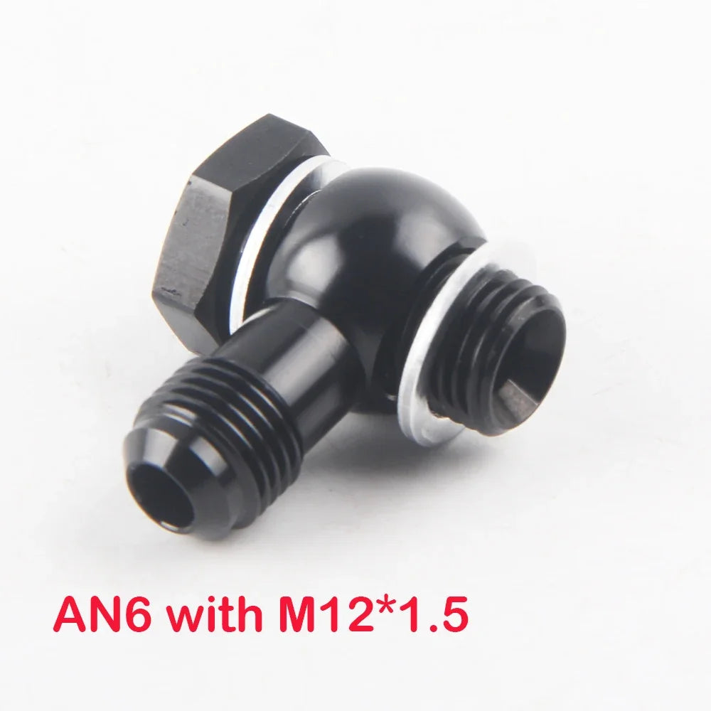6063 T6 Billet Aluminum Hydraulic Clutch Banjo Fitting M12-M18 by InterCyprus Trading Ltd