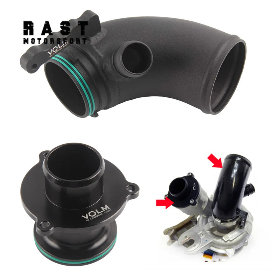 Turbo-Muffler-Delete Einlass/Auslass Upgrade-Rohre für Volkswagen Golf 7