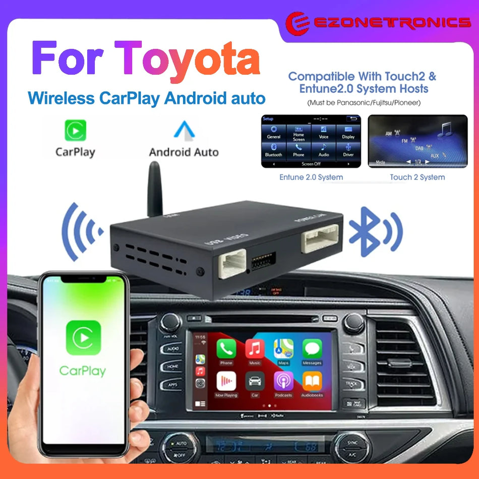 Το Toyota Wireless CarPlay Android Auto για Corolla Camry RAV4 Touch2 Entune2