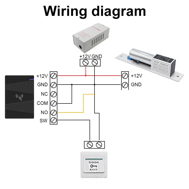 DC12V Fail Safe Electric Bolt Lock Mortise &ndash; Time Delay