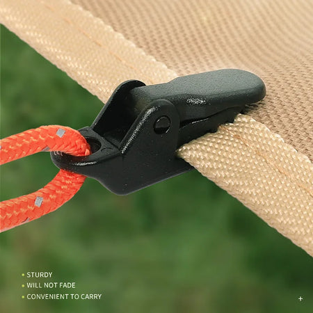 Heavy-Duty Tarp Clips for Outdoor Tents and Canopies