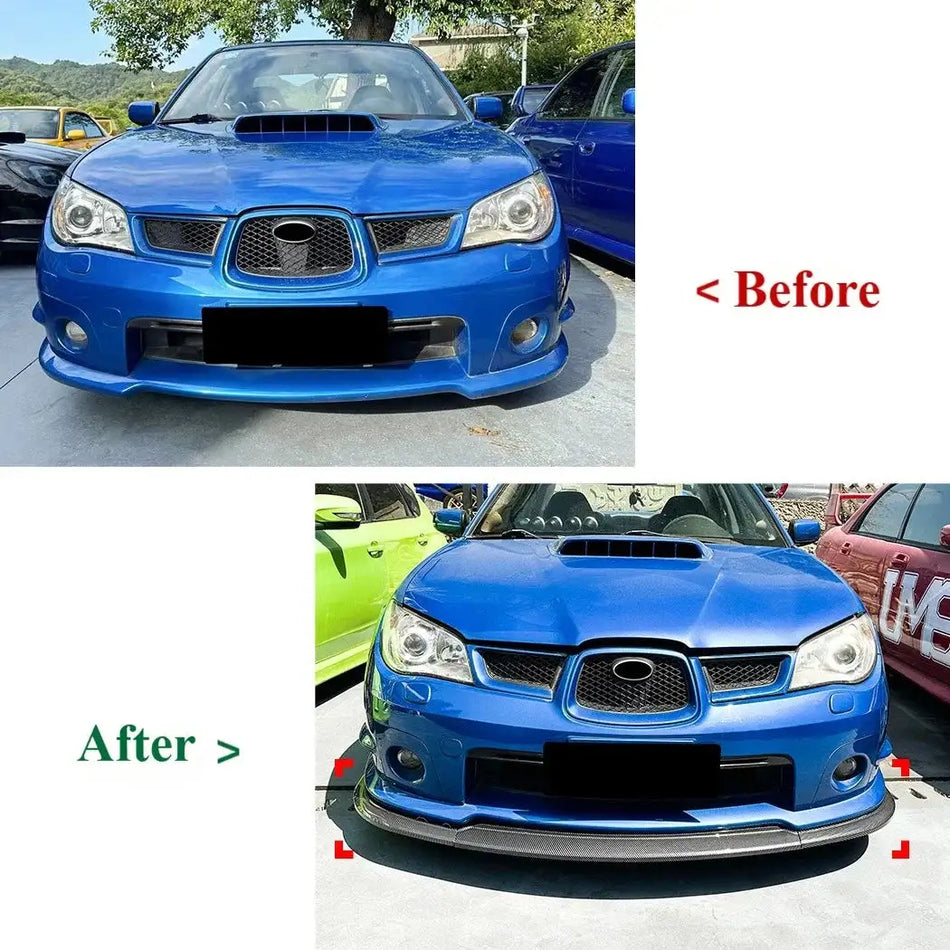 Предна защита на Subaru Impreza WRX STI 2006 2007