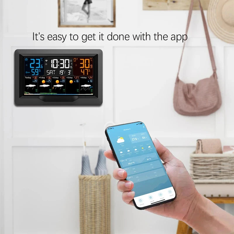 Tuya WIFI Smart Weather Station FJ3390TY-A &ndash; Color Screen