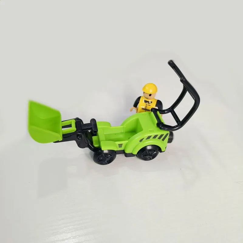 Plastic Inertial Police Car for Wooden Thomas Train Tracks