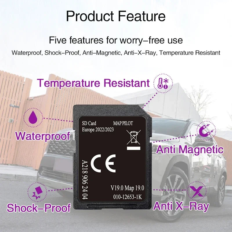 A218 V20 V19MAP Update GPS Sat Nav Card &ndash; Europe Map Update