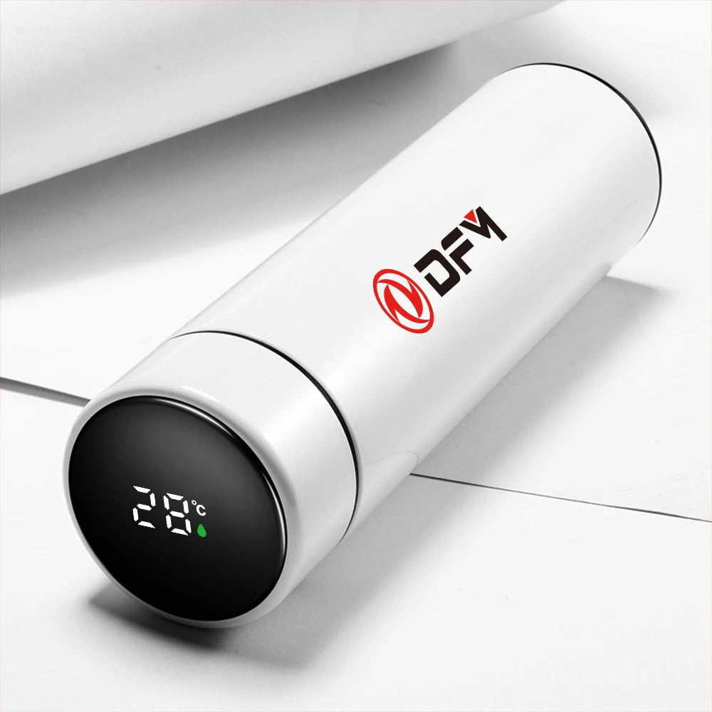 Stainless Steel Smart Insulation Cup with LED Temperature Display B-White