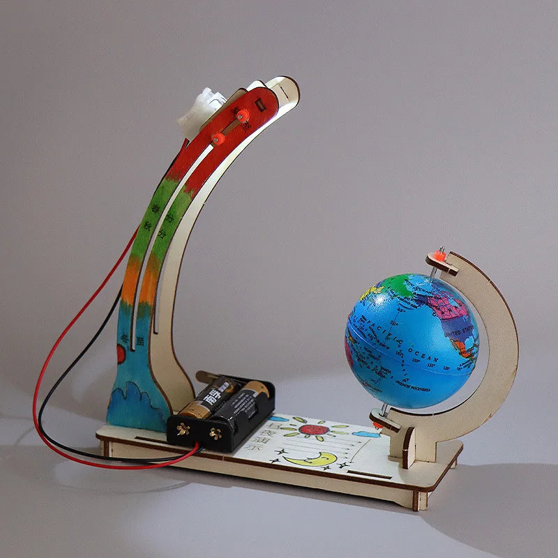 Day Night Alternation Globe &ndash; Engaging STEM Learning Kit light yellow
