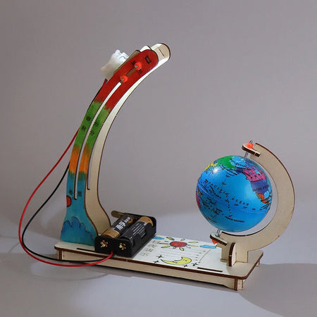 Day Night Alternation Globe &ndash; Engaging STEM Learning Kit light yellow