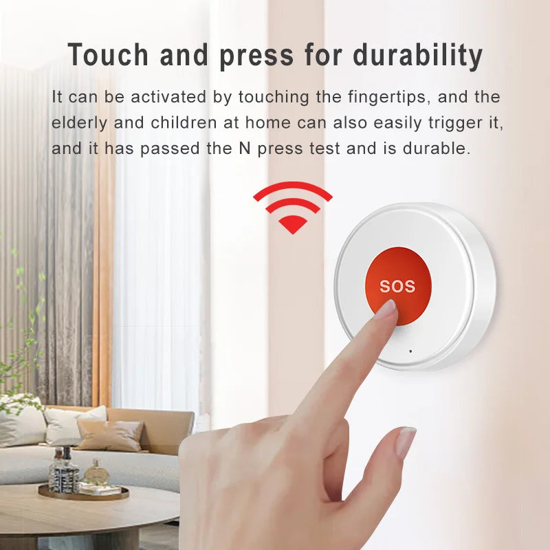 Tuya WiFi SOS Button &ndash; Emergency Panic Alert Remote