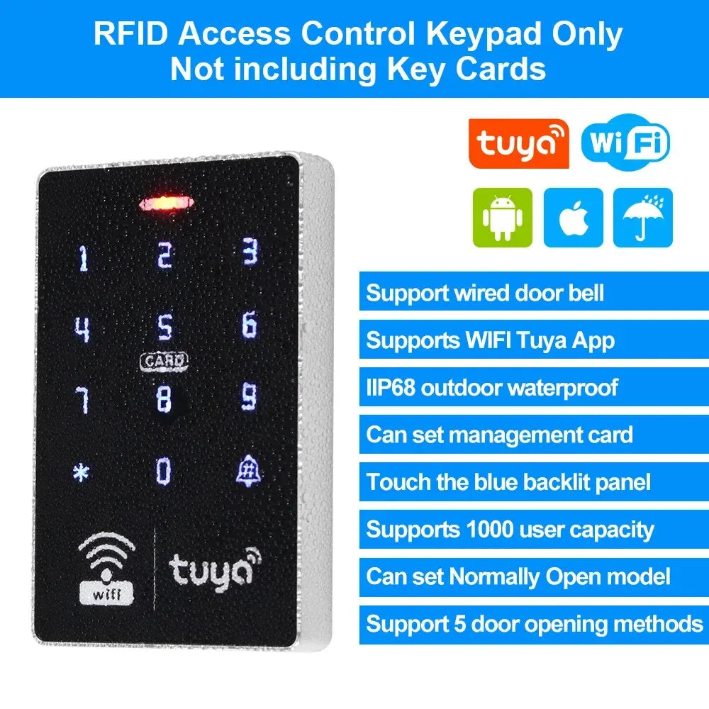 5YOA S10W Tuya Access Control Door Lock &ndash; IP68 Waterproof S10W Tuya Device
