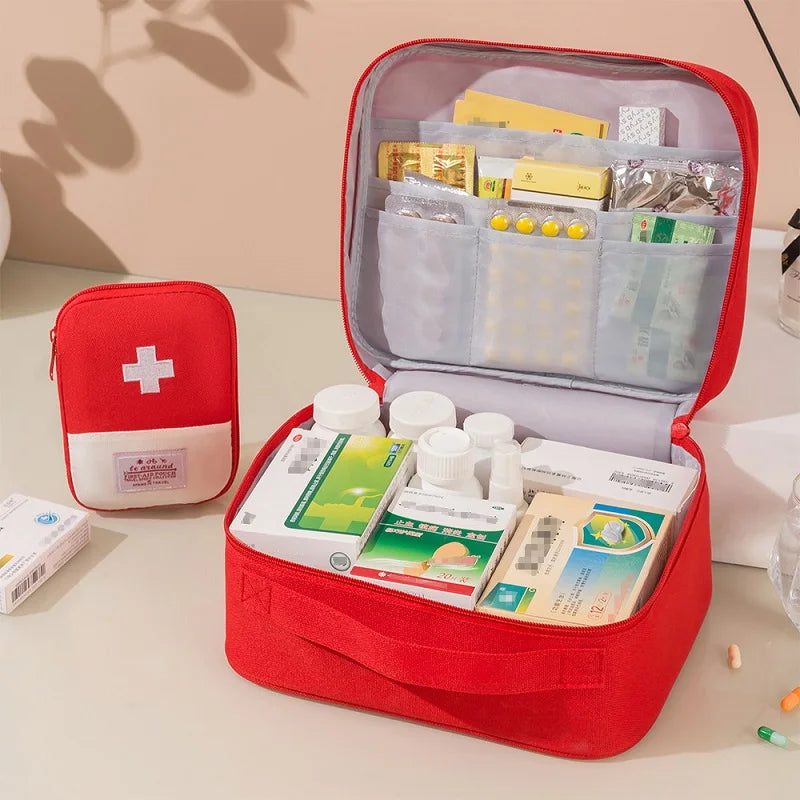 Storage Bag First Aid Kit &ndash; Portable Travel Organizer