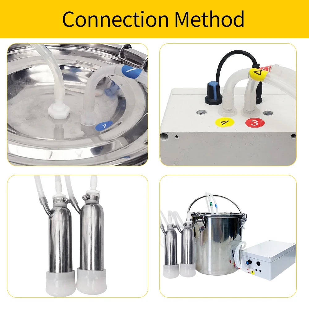 MDD-218 &ndash; 12V Pulsating Milking Pump for Cow and Sheep