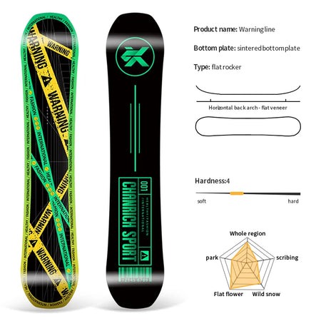 Talerun All Purpose Flat Rocker Snowboard &ndash; Durable Build warn150cm / CHINA