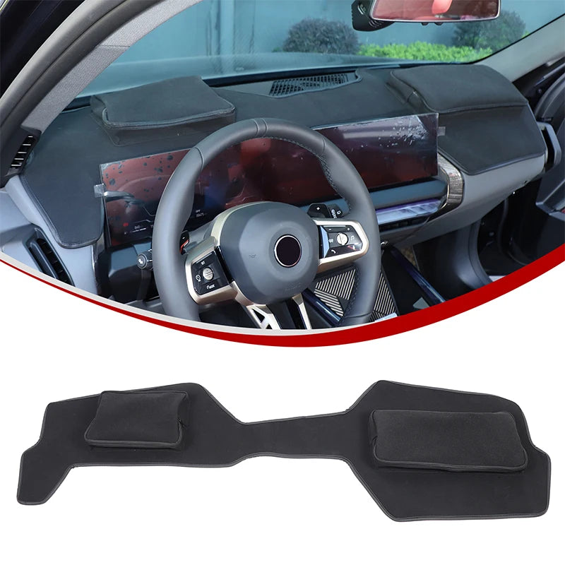 Черна подложка за съхранение на таблото и слънцезащитен екран за BMW X3 G45 2025