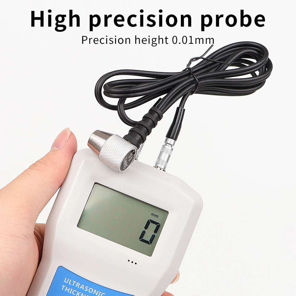 UM6800 Ultrasonic Thickness Gauge &ndash; Backlit LCD Display