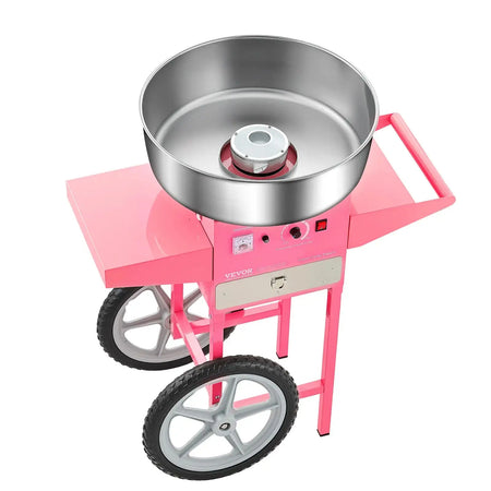 Electric Cotton Candy Machine Cart Stainless Bowl
