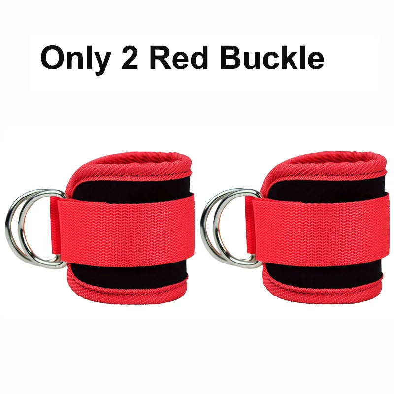 COYOCO Ankle Straps Resistance Bands - Yoga, Pilates &amp; Crossfit Home Gym Only 2 Red Buckle