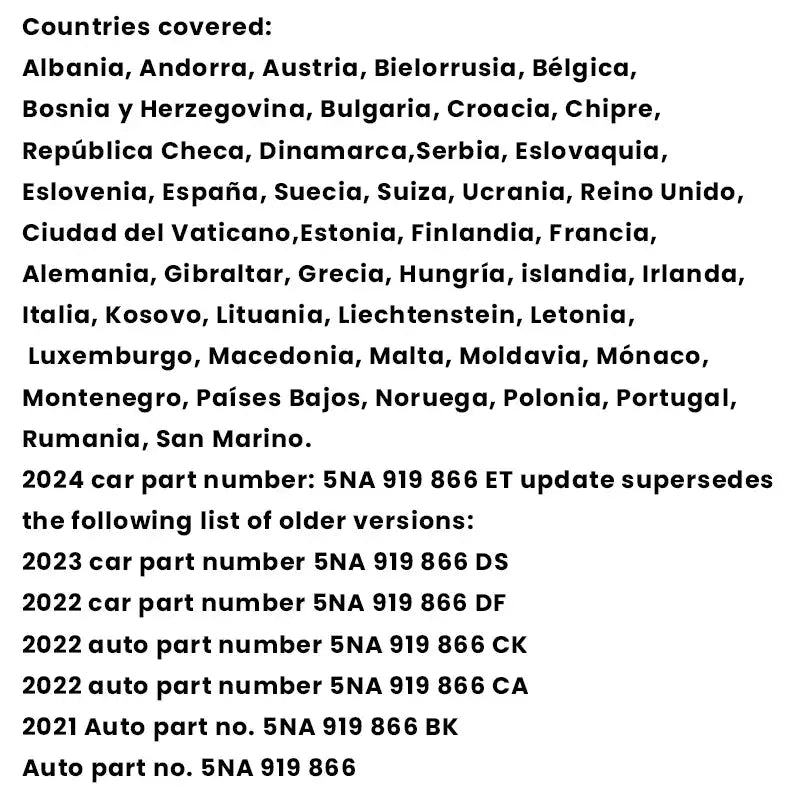 VW Discover Media MIB2 GPS SD Card Europe UK Maps 2024 2025