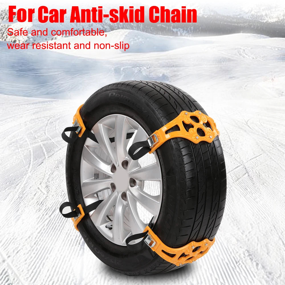 Car Snow Chains Anti-Skid Dual Buckle TPU &ndash; Strong Traction