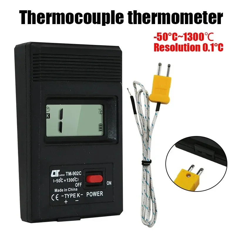 TM902C Digital K Type Thermometer &ndash; Fast Readout USB 1PC
