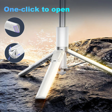 CrownQu X96 &ndash; Lightweight Telescopic Selfie Stick with Bluetooth Remote