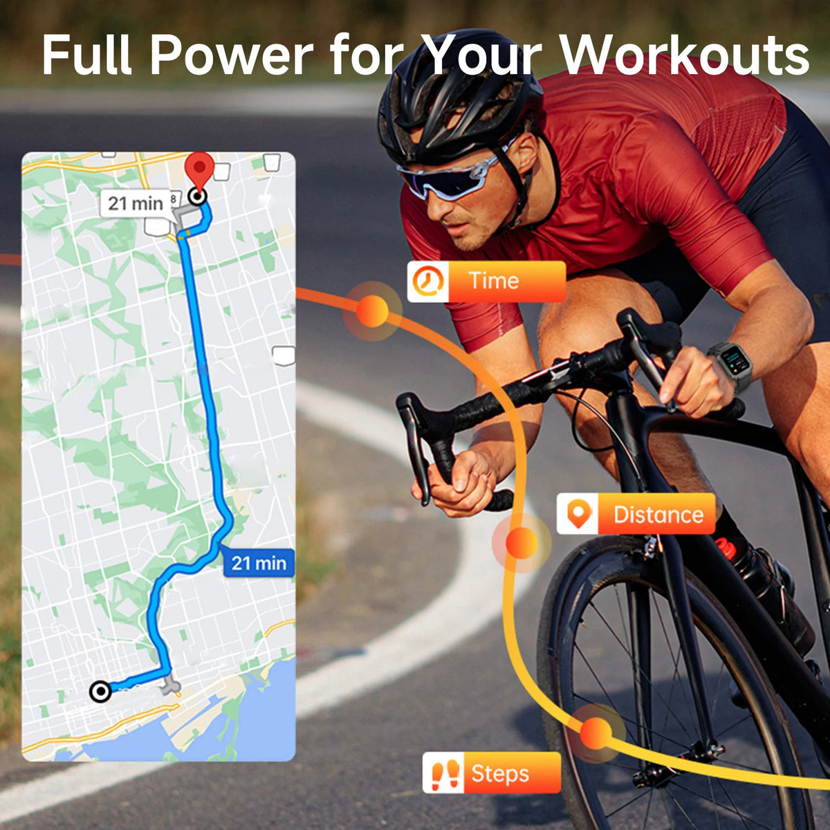 Fashion Smart Watch 1.85In &ndash; Sleep Health Tracker BT Call