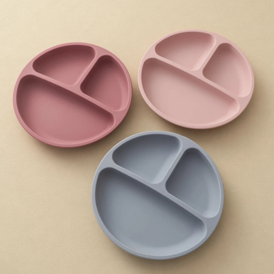 BPA Free Silicone Suction Plate for Babies