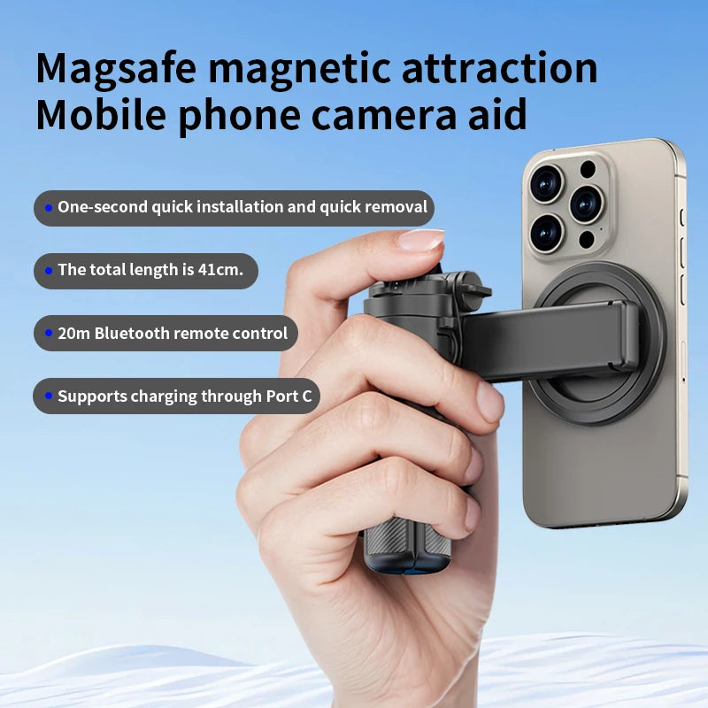 Magnetic Phone Holder T20-C &ndash; 360 Degree Rotation with Bluetooth Remote