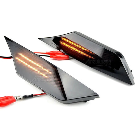 Dynamic Smoked LED Turn Signal Side Markers for Honda Civic 10th Gen 2016-2021 by InterCyprus Trading Ltd