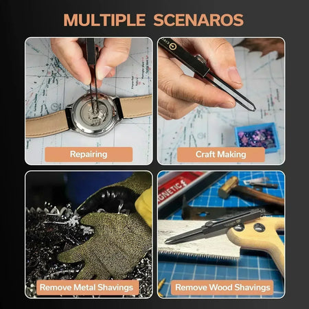 Tac-N Tweeze Retractable Forceps &ndash; Precision Stainless Steel EDC Tool
