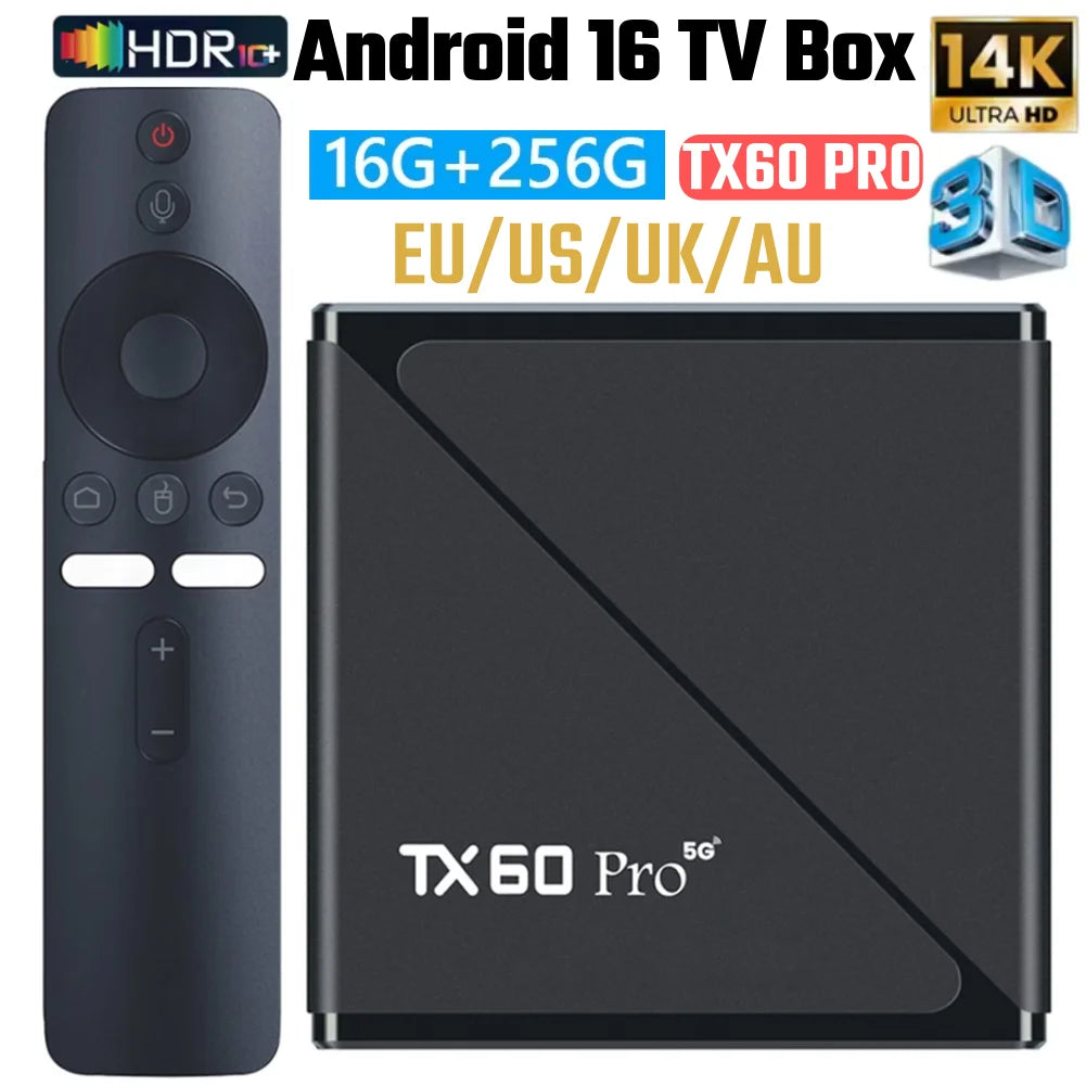 TX60 Pro Android TV Box &ndash; WiFi6 For Smooth Streaming