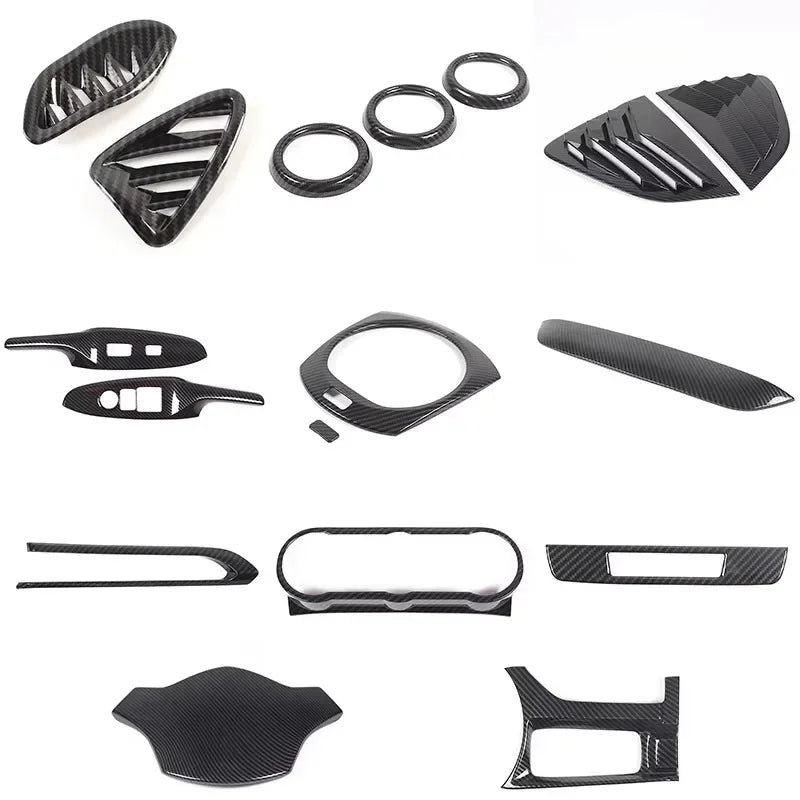 Copertura centrale del cruscotto in fibra di carbonio per Mazda MX5 ND