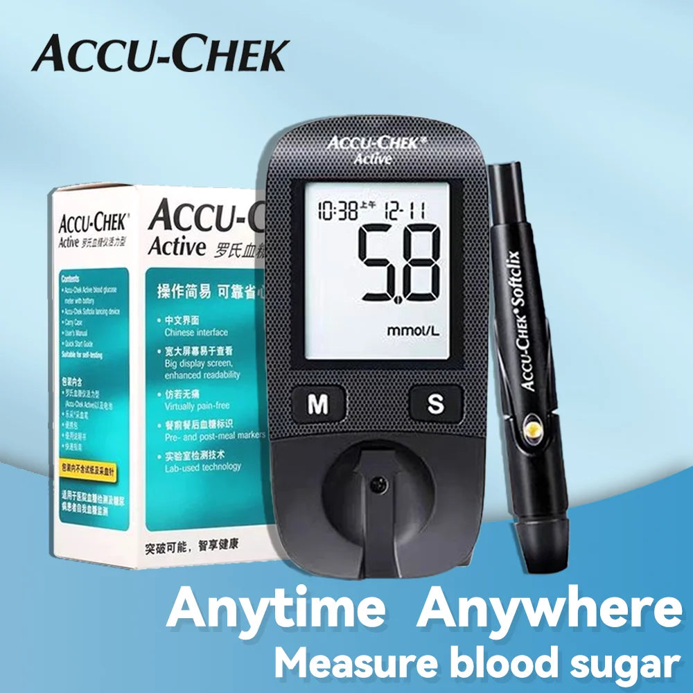 ACCU Chek Portable Blood Glucose Meter &ndash; Accurate Diabetes Monitoring