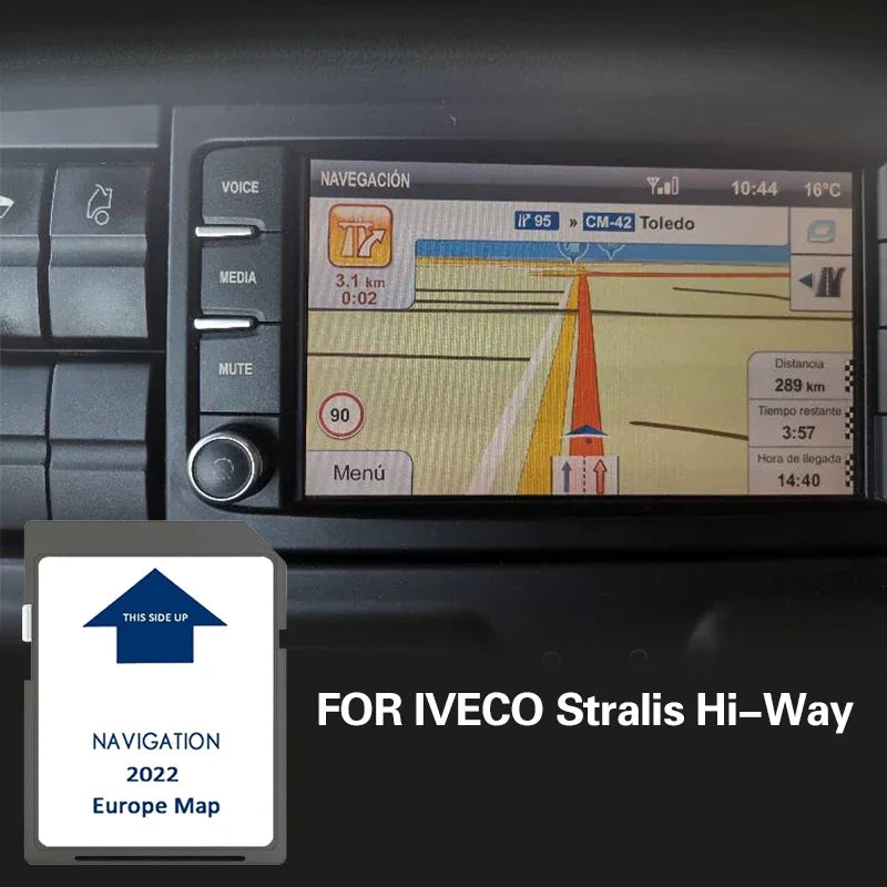 Europe Navigation SD MAP GPS IVECO Stralis HiWay - 16GB CHINA / Stralis Hi-Way