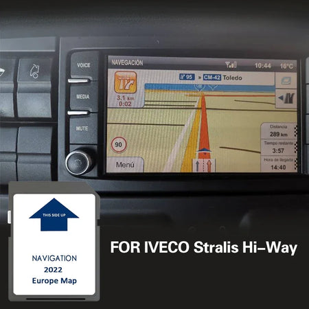 Europe Navigation SD MAP GPS IVECO Stralis HiWay - 16GB CHINA / Stralis Hi-Way