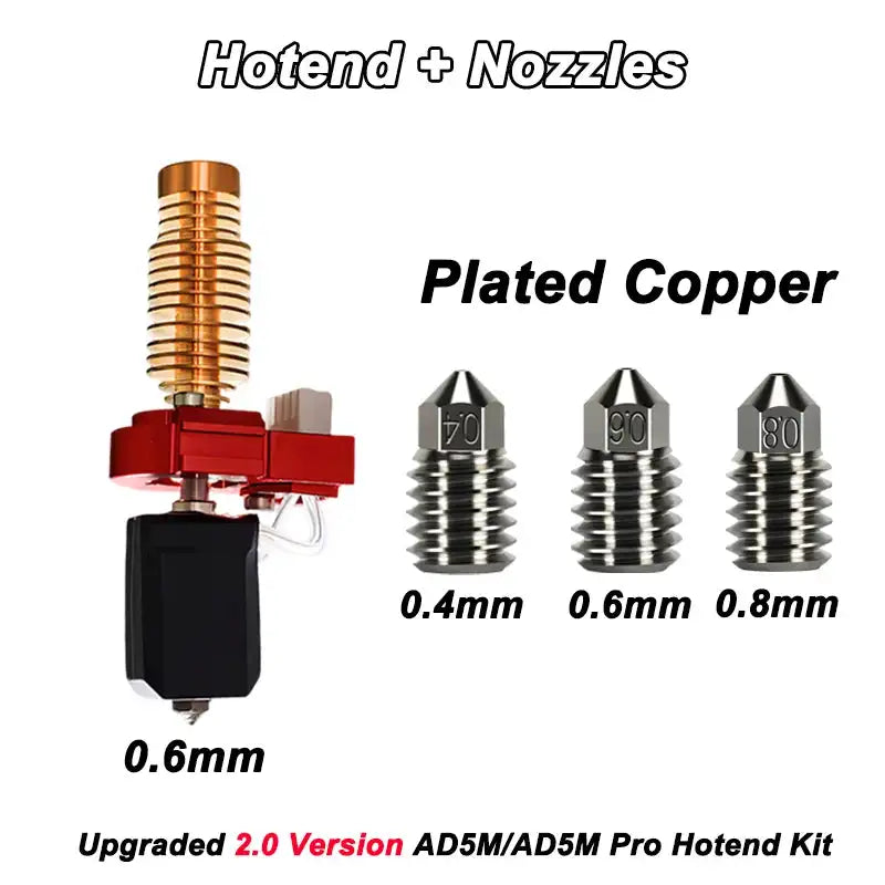 Upgrade Hotend for Flashforge Adventurer 5M Ceramic 280C 0.6-PC-468