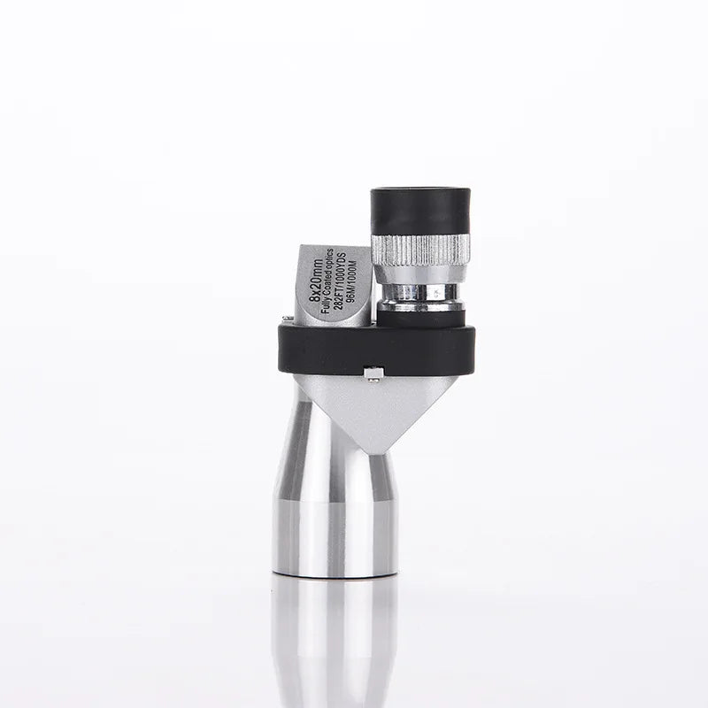 8x20 HD Night Vision Mini Pocket Zoom Monocular for Outdoor Adventures