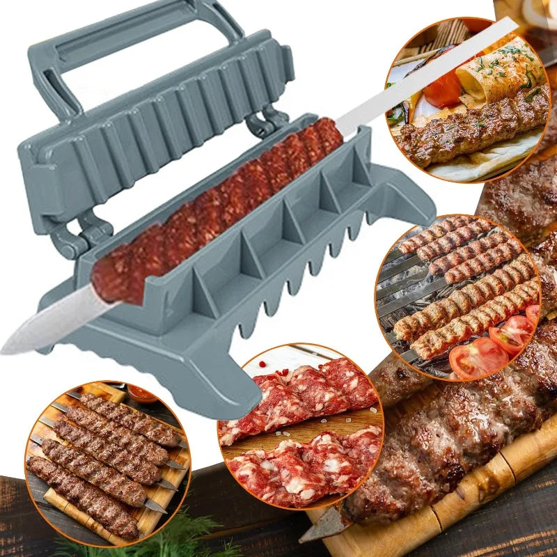 Manual Kebab Maker for Perfect BBQ Skewers at Home