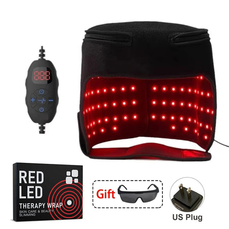 Vilnason LED Hair Growth Hat &ndash; Red And Blue Light Therapy LED Cap With Box-US