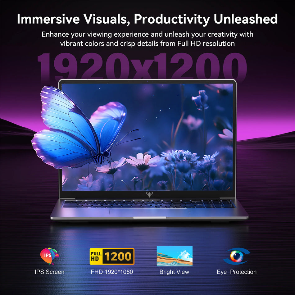 ACEMAGIC AX16 Metal Ultra Thin Office Laptop with 16GB RAM, 512GB SSD, 1920x1200