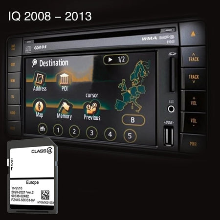 Navinesa 16GB SD For Toyota IQ 2008-2013 - Fast Nav CHINA / IQ 2008-2013