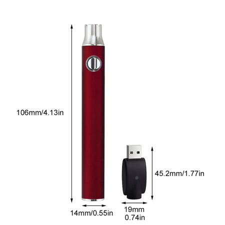 Cordless USB Soldering Pen 5V 8W Rechargeable Temp Control 1100 mAH red