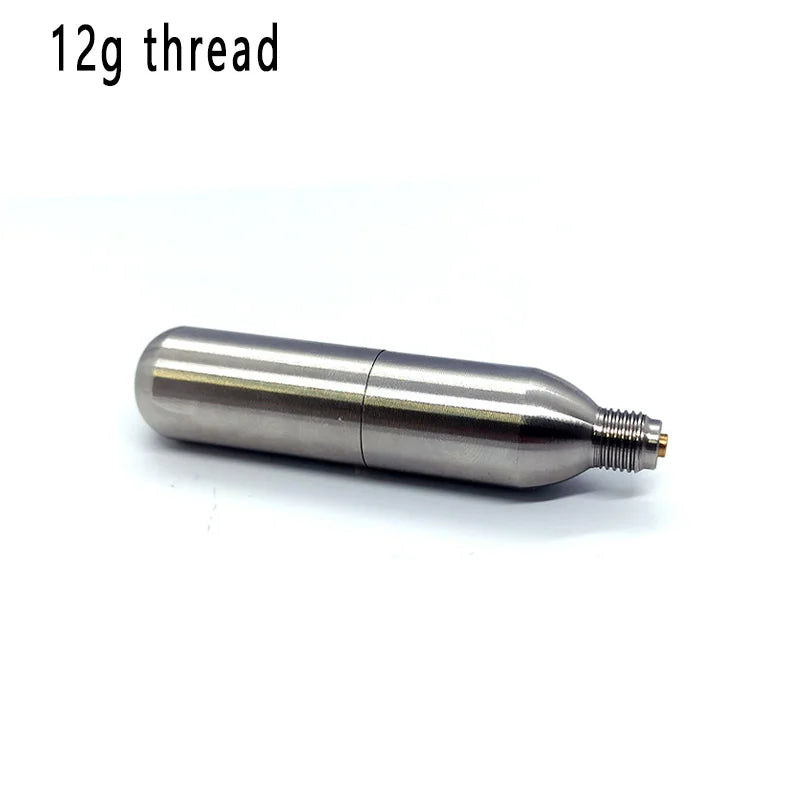 CO2 Refill Tank Cartridges &ndash; Multi Gas Compatibility 12g thread