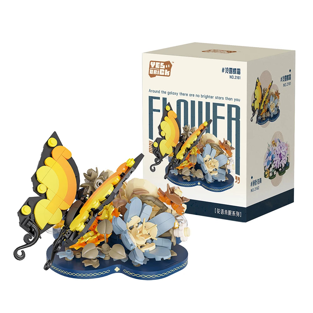 Buidling Blocks Flowers Potted Model &ndash; Creative Home Decor 2161 398pcs