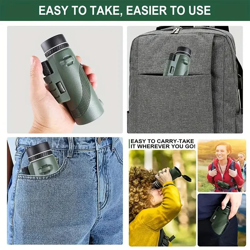 8X42 HD Monocular Telescope - High Precision For Hunting