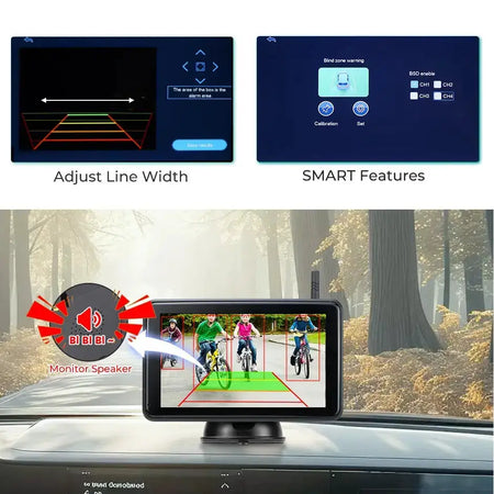 Wireless Solar Backup Camera With 5 Inch Monitor For Trucks Trailers Rv by InterCyprus Trading Ltd