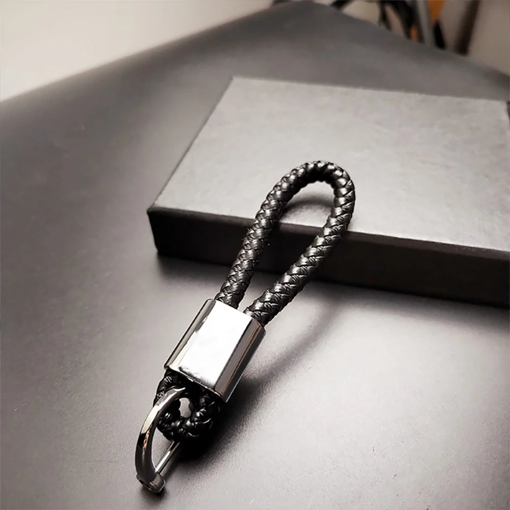 1pcs Metal Key Rings Hand Woven Keychain &ndash; Car Logo Holder
